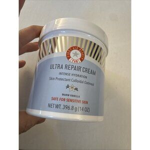 First Aid Beauty Ultra Repair Cream Warm Vanilla  14 oz EXP  7/25  New OC31